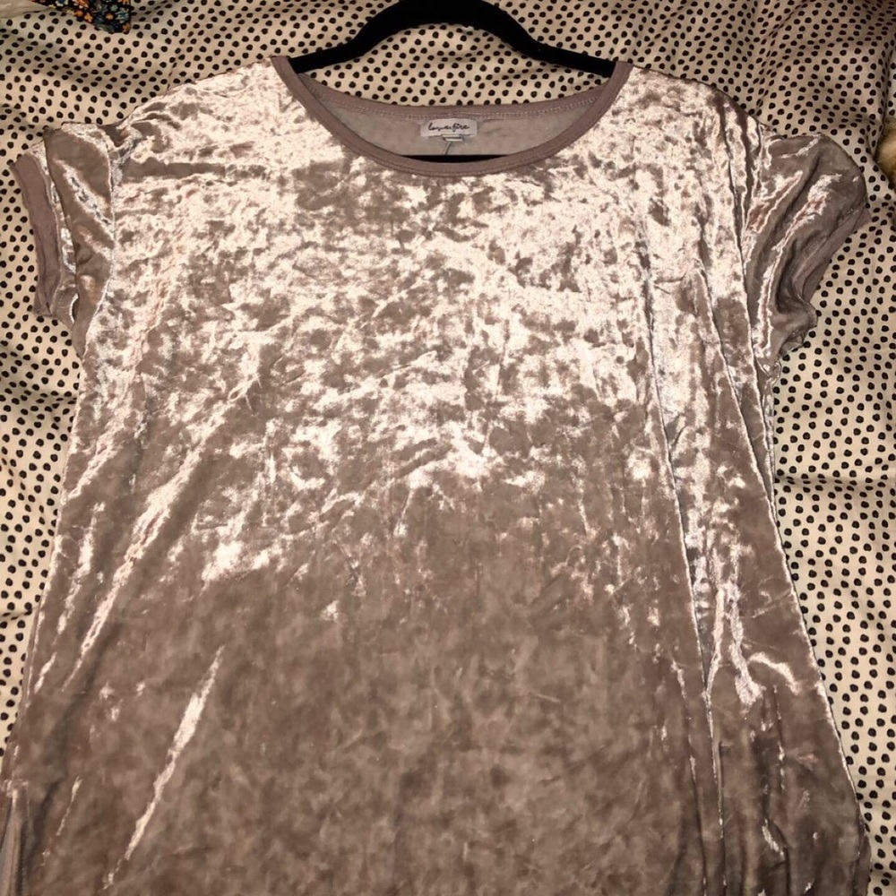 Suede top